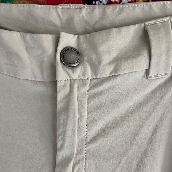 Eddie Bauer Travex Bermuda Hiking Shorts Khaki Tan Size T8 - Picture 5 of 9